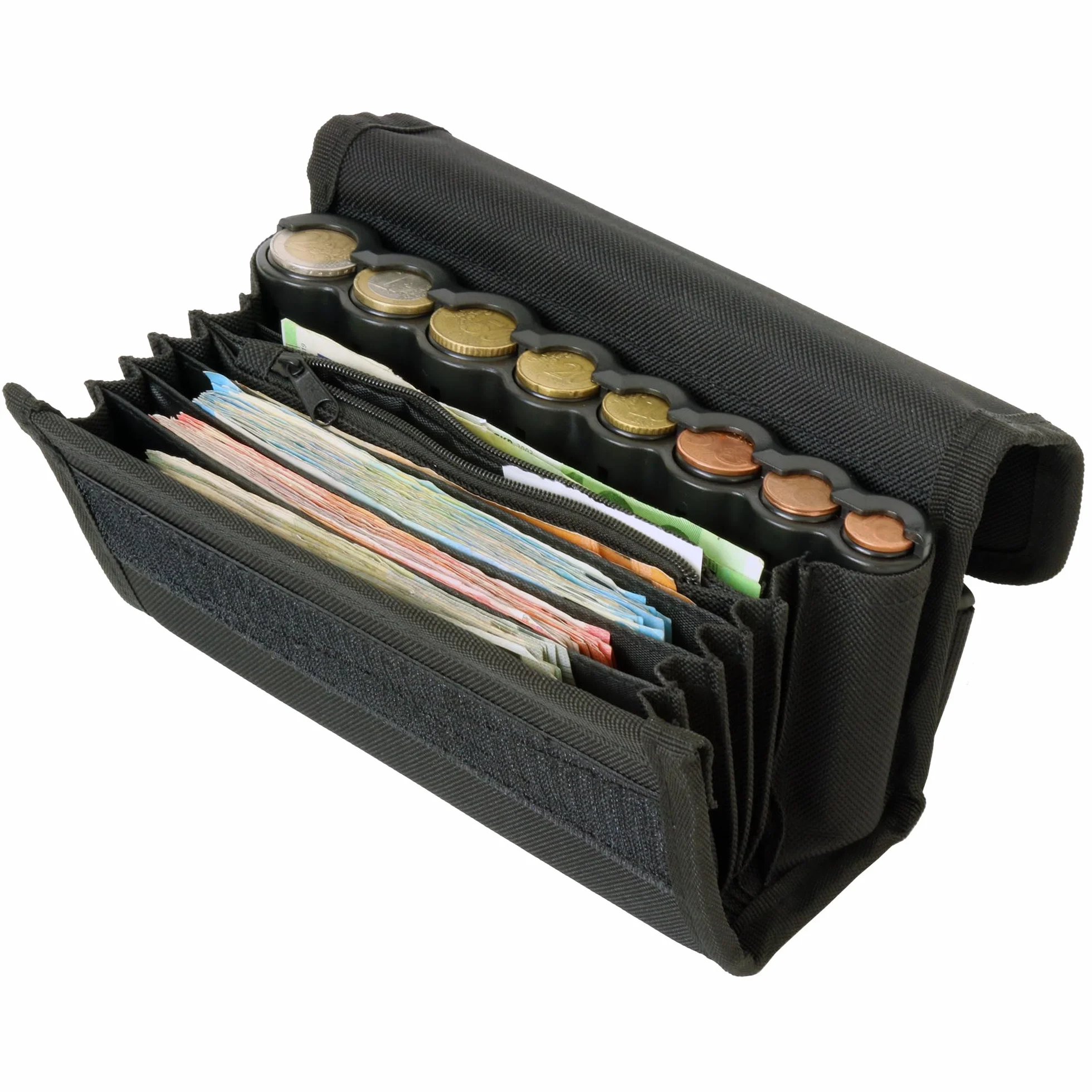 Sacoche Serveur Professionnelle Monnayeur Euro 8 Pièces fabriqué en Europe Scratch XXL