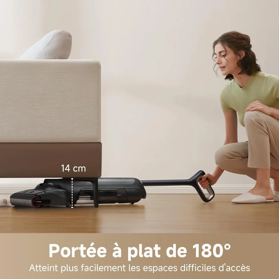 Mova M10 Aspirateur eau et poussière 18kPa 0,9 kg 180° 90° anti-anchevêtrement