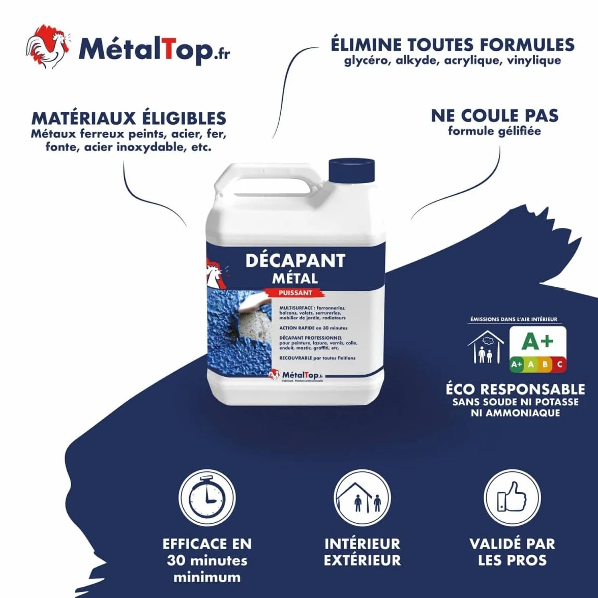 Metaltop Decapant Metal 5 L