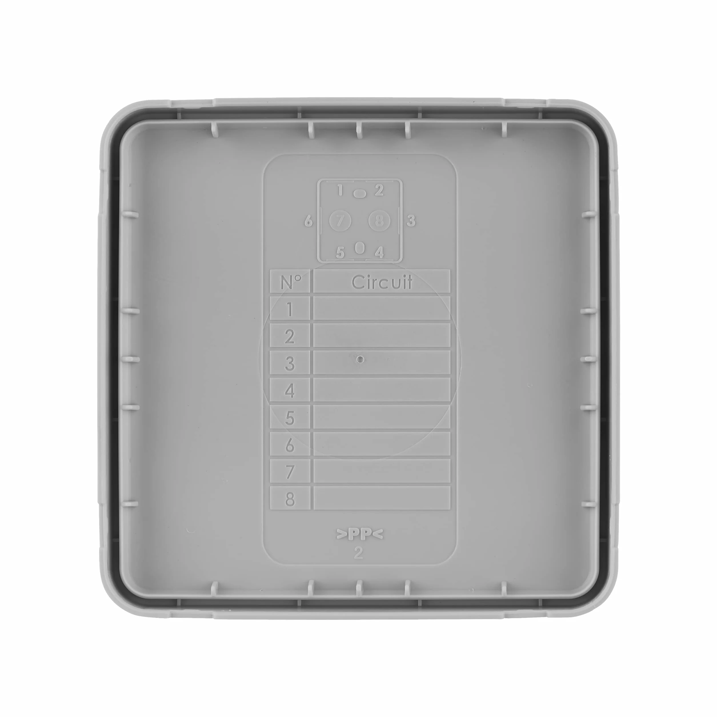 Boite de dérivation étanche IP55 85x85x50mm DEBFLEX Gris