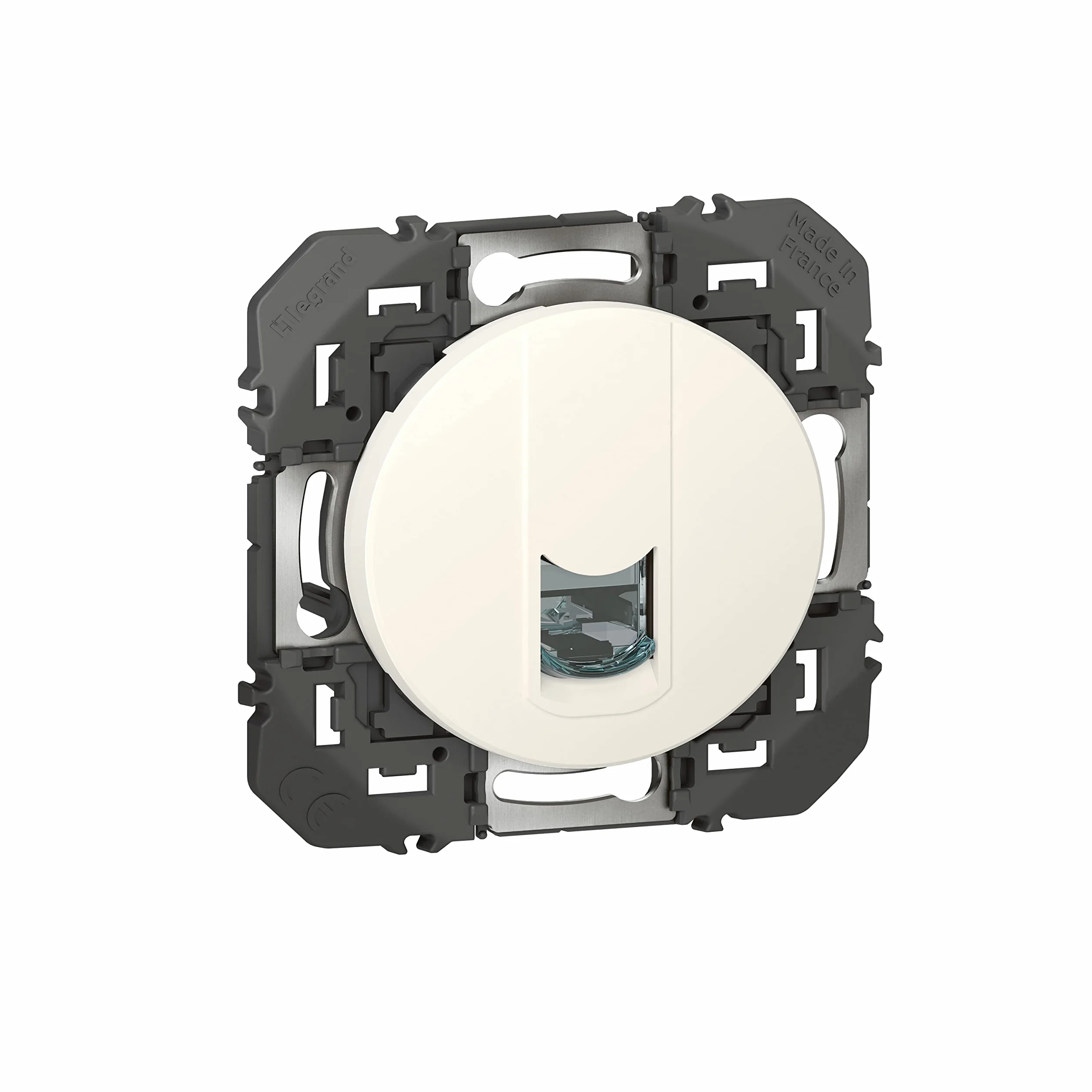 LEGRAND Prise Ethernet RJ45 Cat. 6 STP Murale Blindée Gigabit Blanc