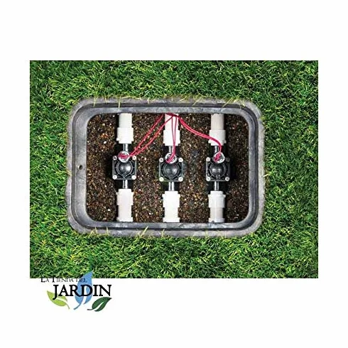 Hunter Électrovanne d'arrosage 1" 24 V PGV-100 mm Filetage mâle Noir