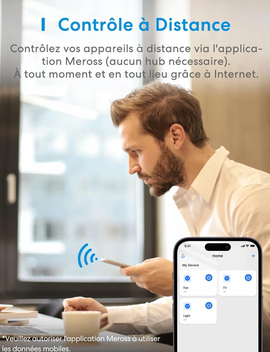 Meross Prise intelligente WiFi 16A compatible HomeKit Alexa Google Home lot de 2 avec mesure consommation énergie contrôle vocal