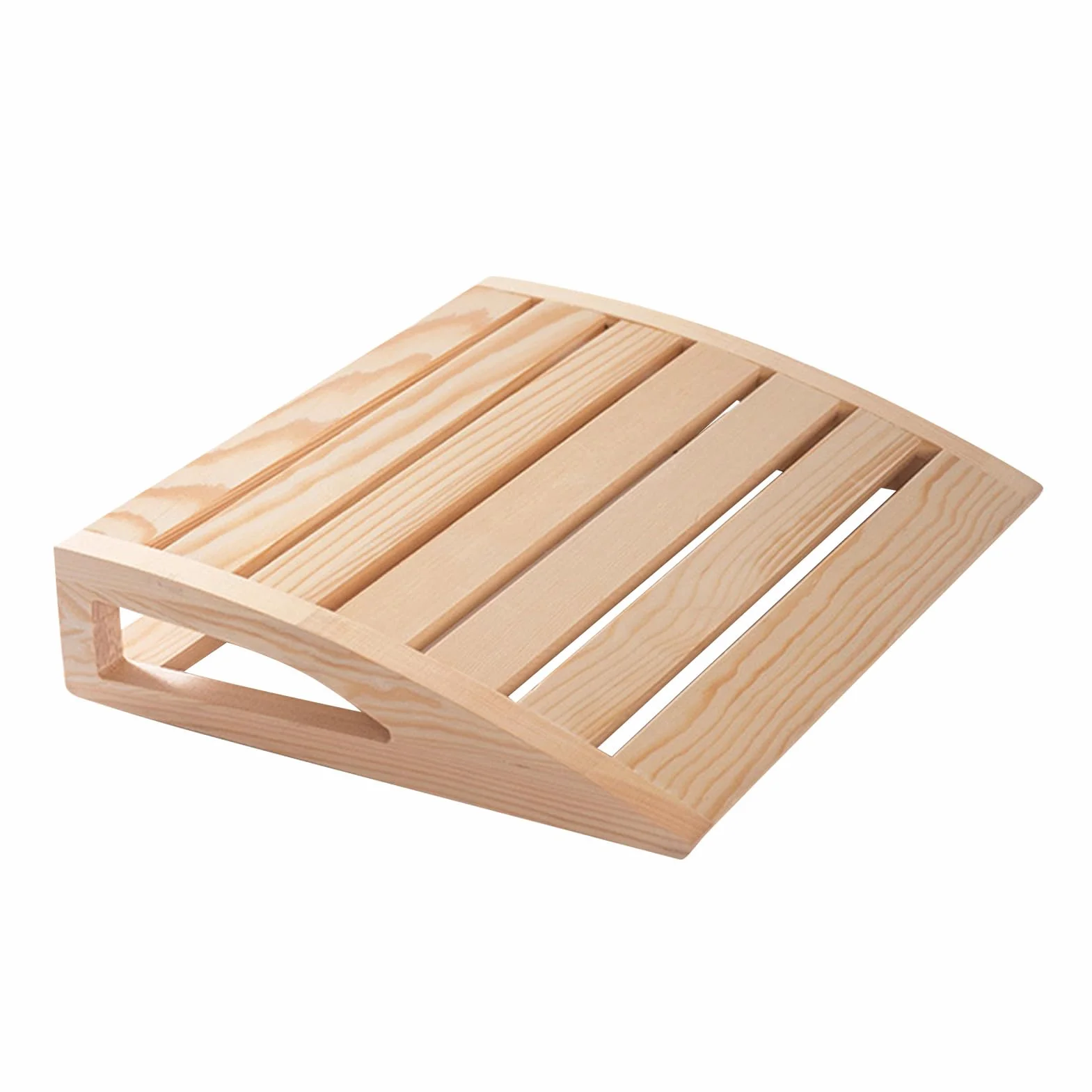 Appui-tête de sauna en bois fait à la main 38 x 30 x 7 cm soutien ergonomique relaxation bois naturel
