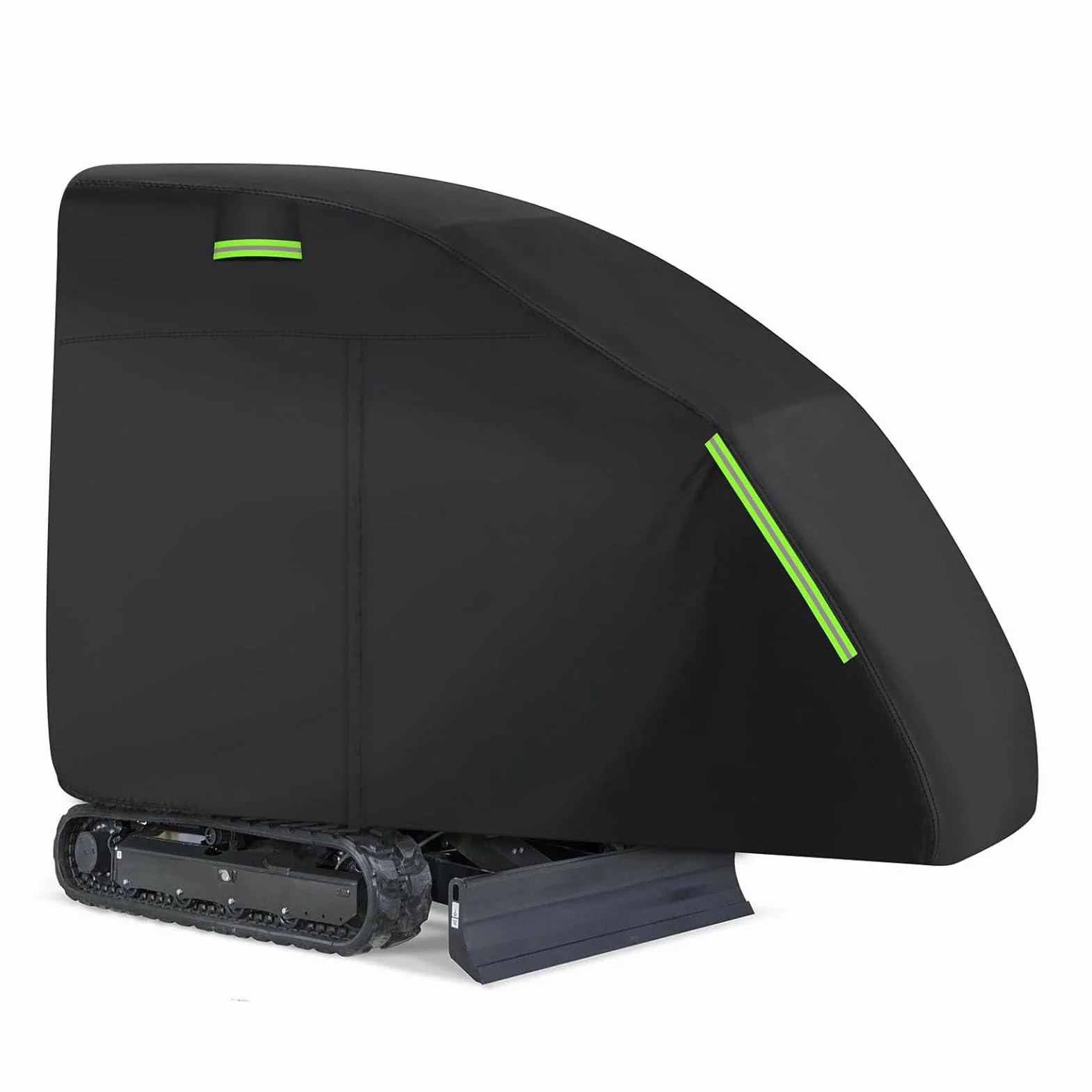 Housse de protection etérieure noire robuste en tissu Oford imperméable pour mini-pelle E20/210D (1 760–3 530 lb), fermeture éclair sécurisée