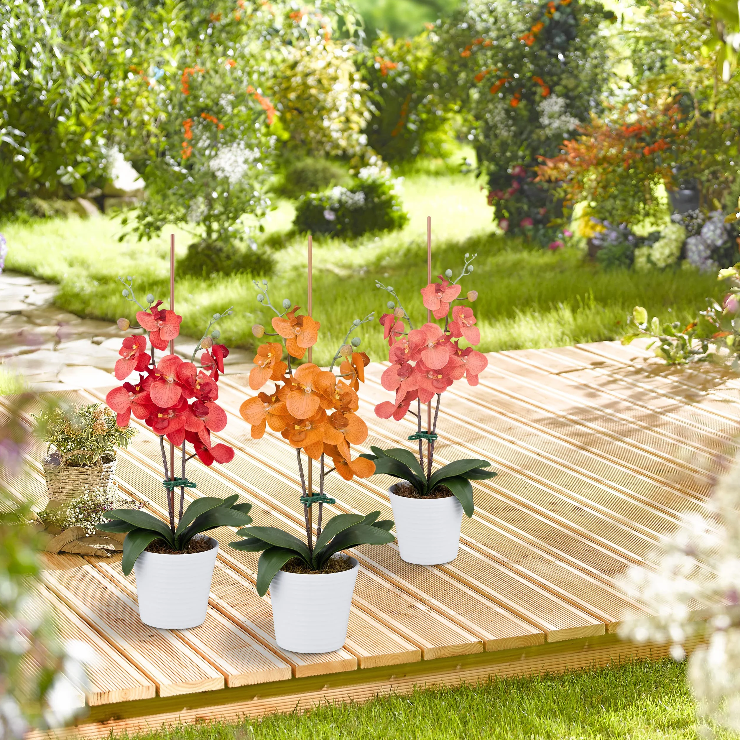 Relaxdays Pinces pour Plantes Lot de 120 Clips 4,5 x 6 cm Attaches Jardin Vert