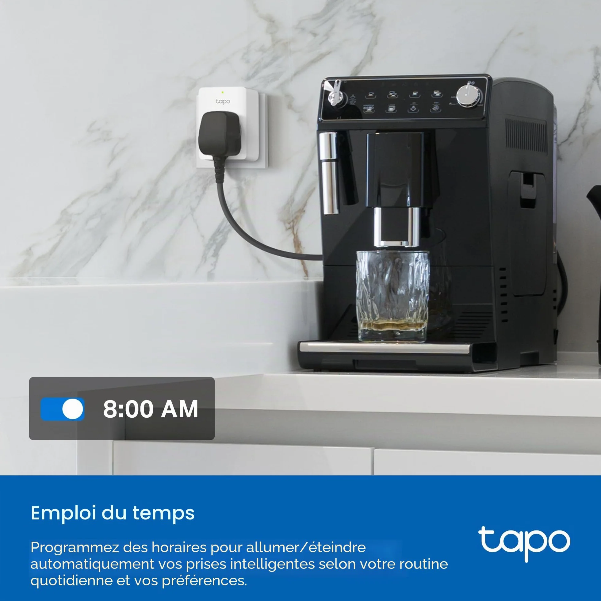 Tapo P110M Mini prise Wi-Fi intelligente surveillance énergie certifiée