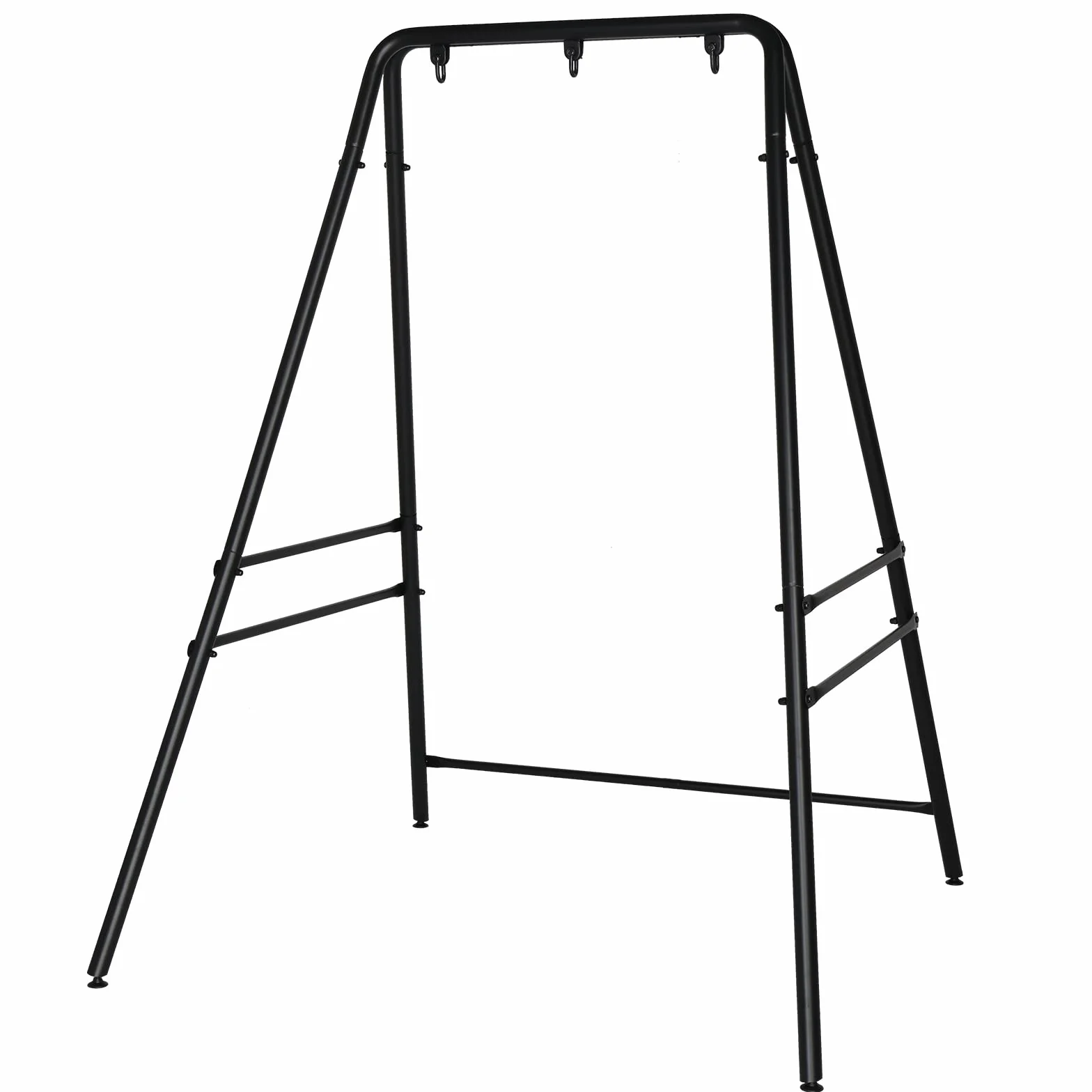 LEADZM Support Hamac Portable Double Barre Transversale 133×137×180 cm