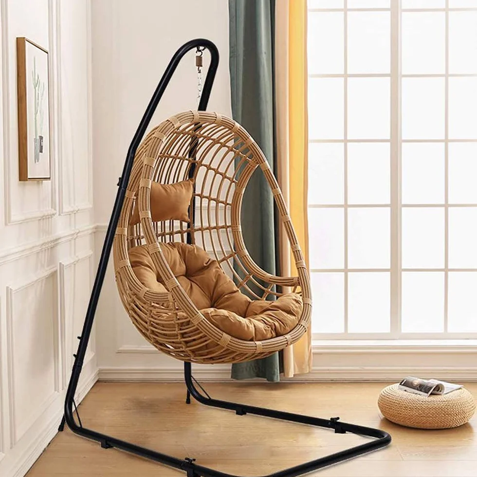 Support pour chaise suspendue autoportante en métal réglable en hauteur 200-250 cm 150 kg style L