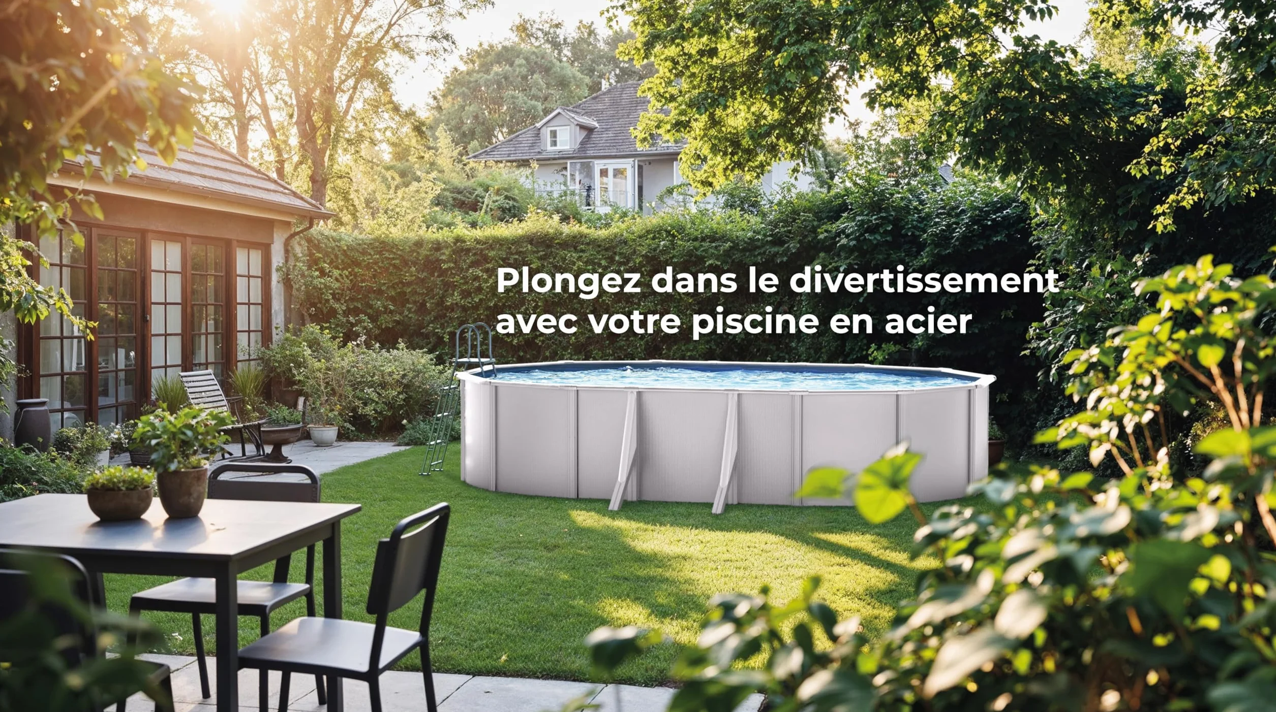 Piscine Hors-Sol Ovale Acier 500x300x120cm Bora Bora GRE KITPROV503