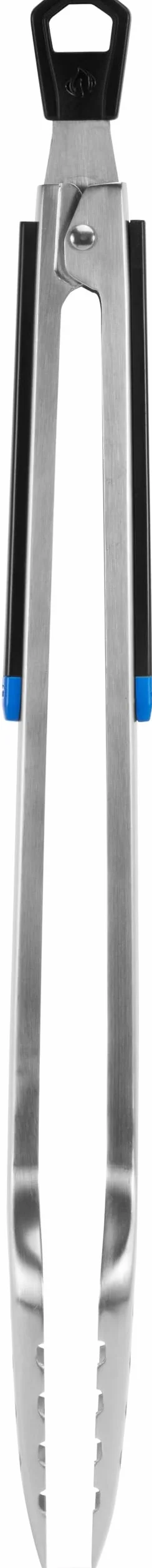 Napoleon® Accessoire de barbecue – GATL004 – Pince à gril, mécanisme de verrouillage, extrémités rainurées, poignée antidérapante, aspect suspendu pour le rangement