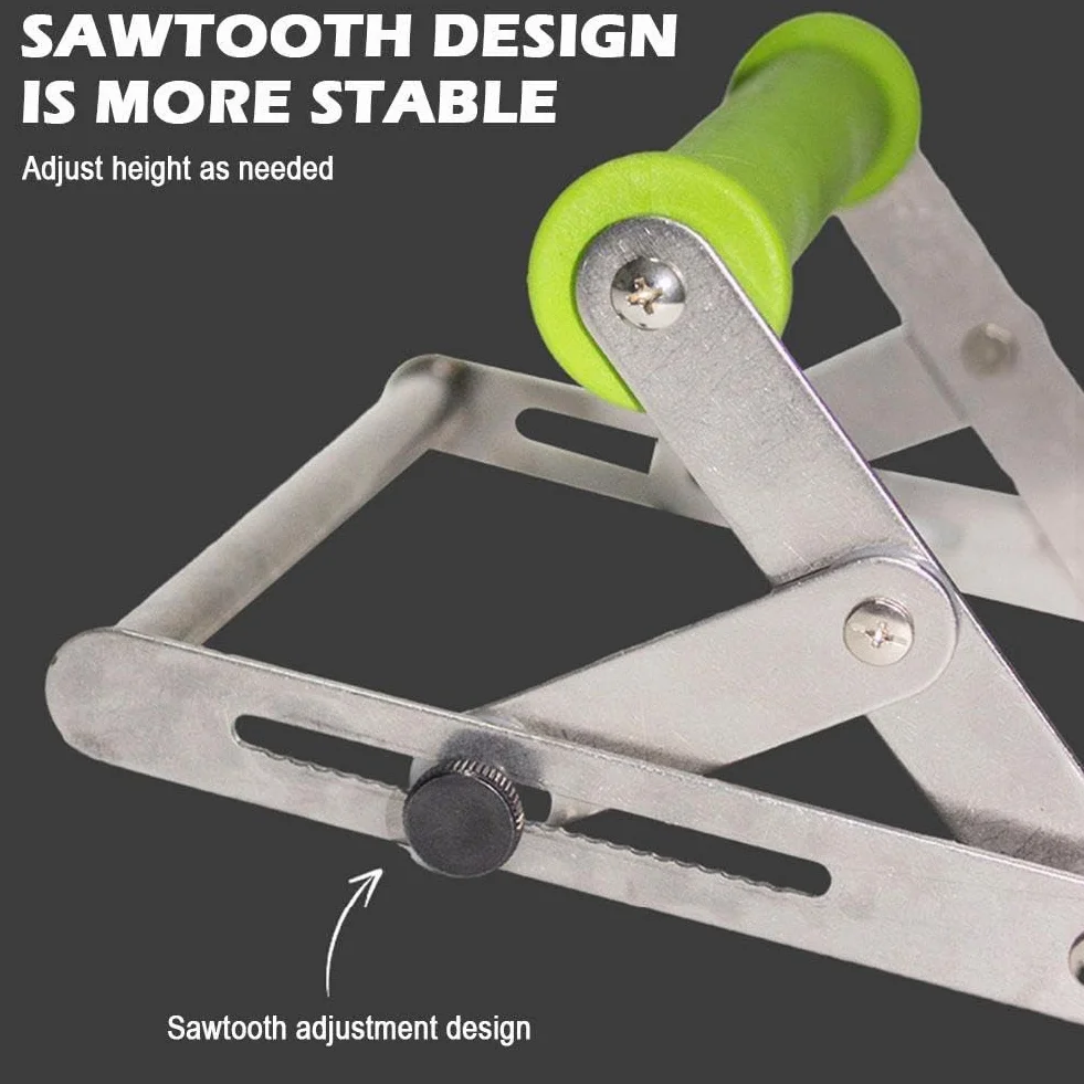 Cadre de support réglable pour machine de découpe en métal, table de sciage pliable