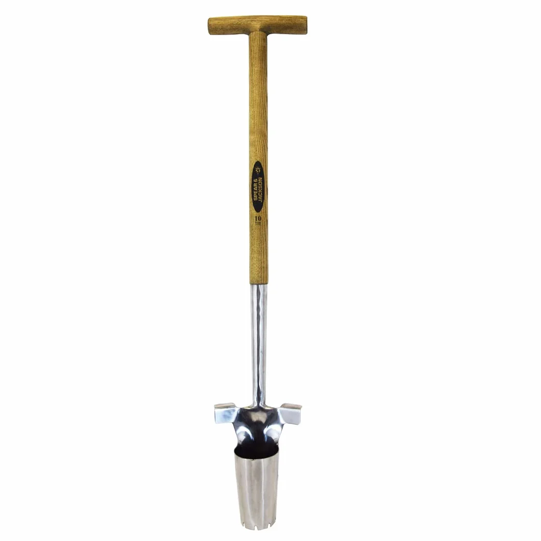 Spear & Jackson 4813BP Plantoir traditionnel en acier inoxydable à long manche