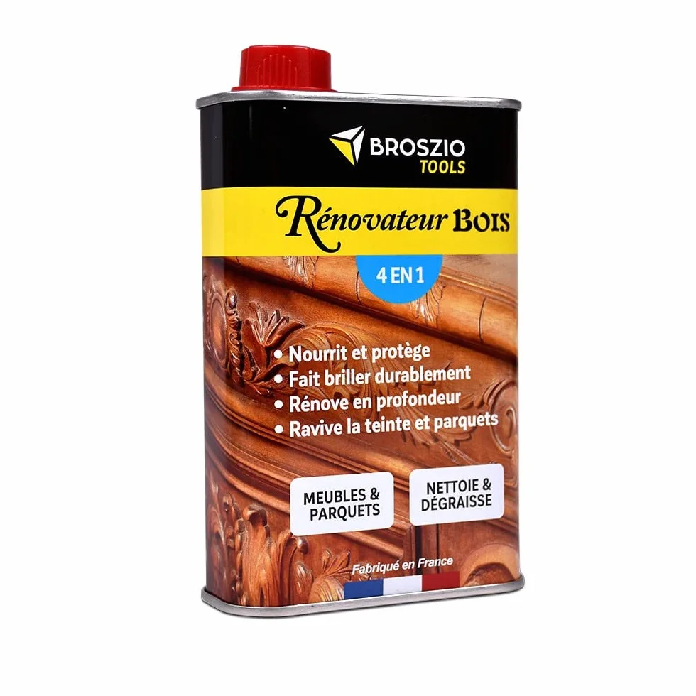 Renovateur bois Passat 4 en 1 Vernis bois 500 ml Peinture bois extérieur interieur
