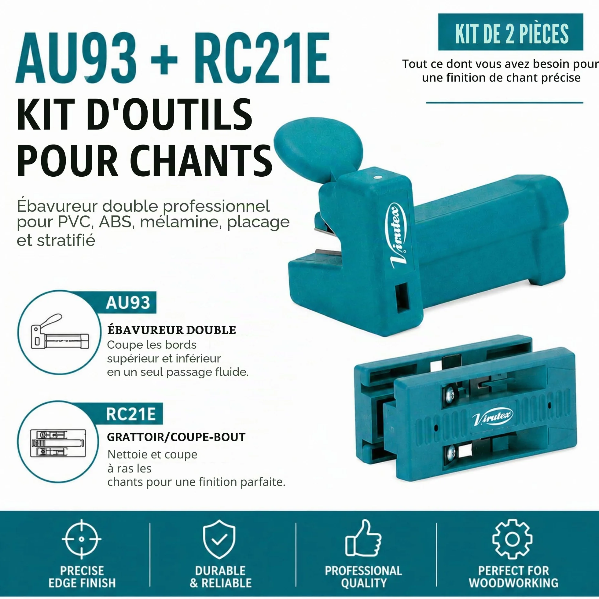 Virutex Set AU93 RC21E Profileur Vert