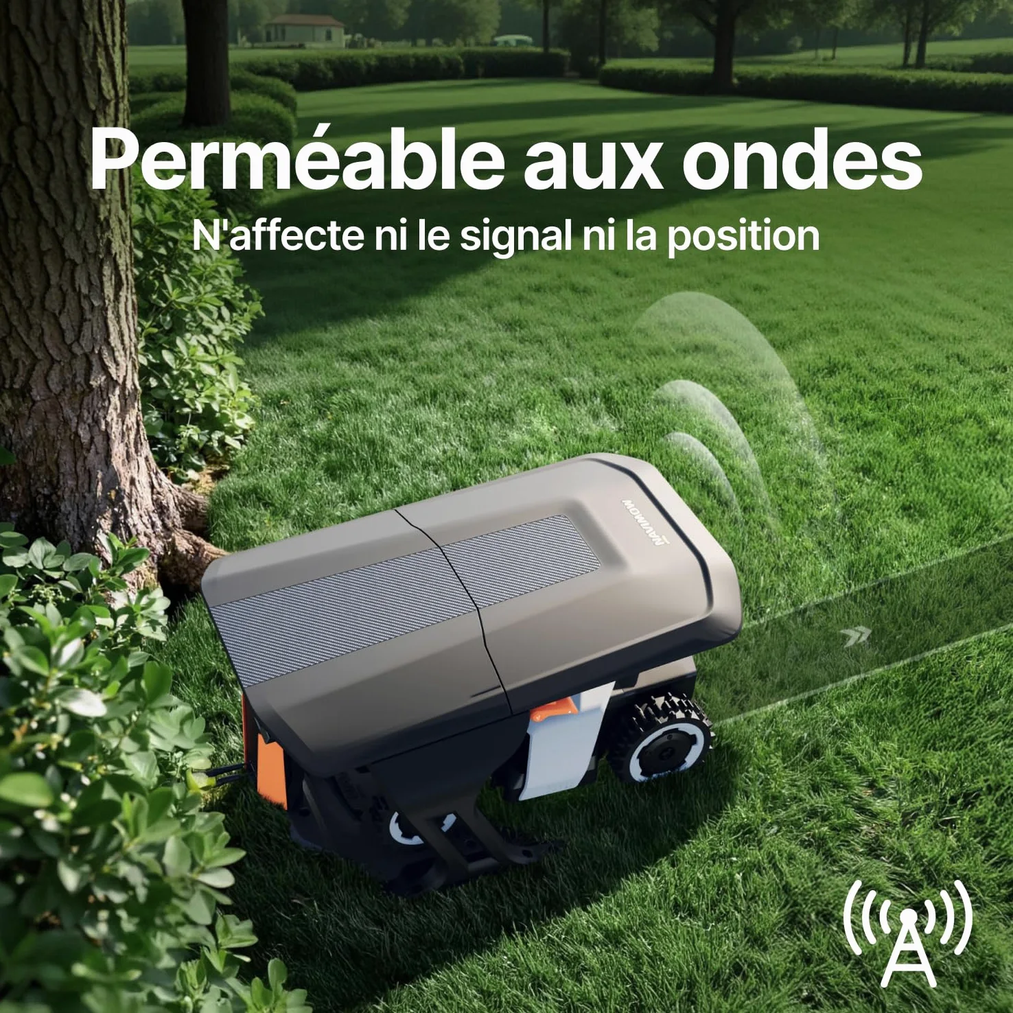 Segway Navimow Garage X, Garage Pliable pour Tondeuse Robot, Sans Blocage de Signal, Protection contre le Soleil et la Pluie, Compatible avec Navimow X4 Series, Terranox