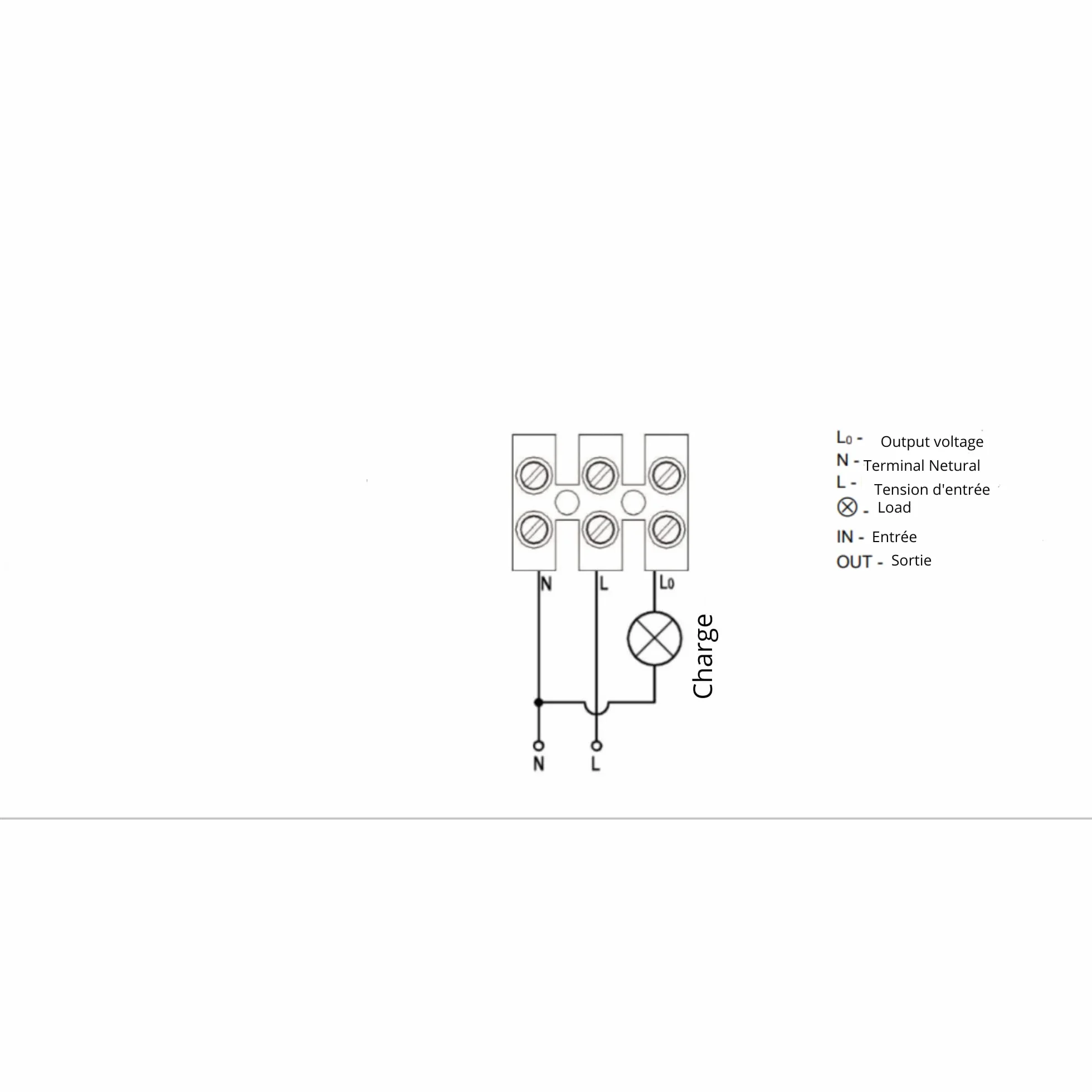ORNO CR-205 Détecteur de Mouvement pour Boîtier Électrique Ø60 Compatible LED 1200W 3 Fils