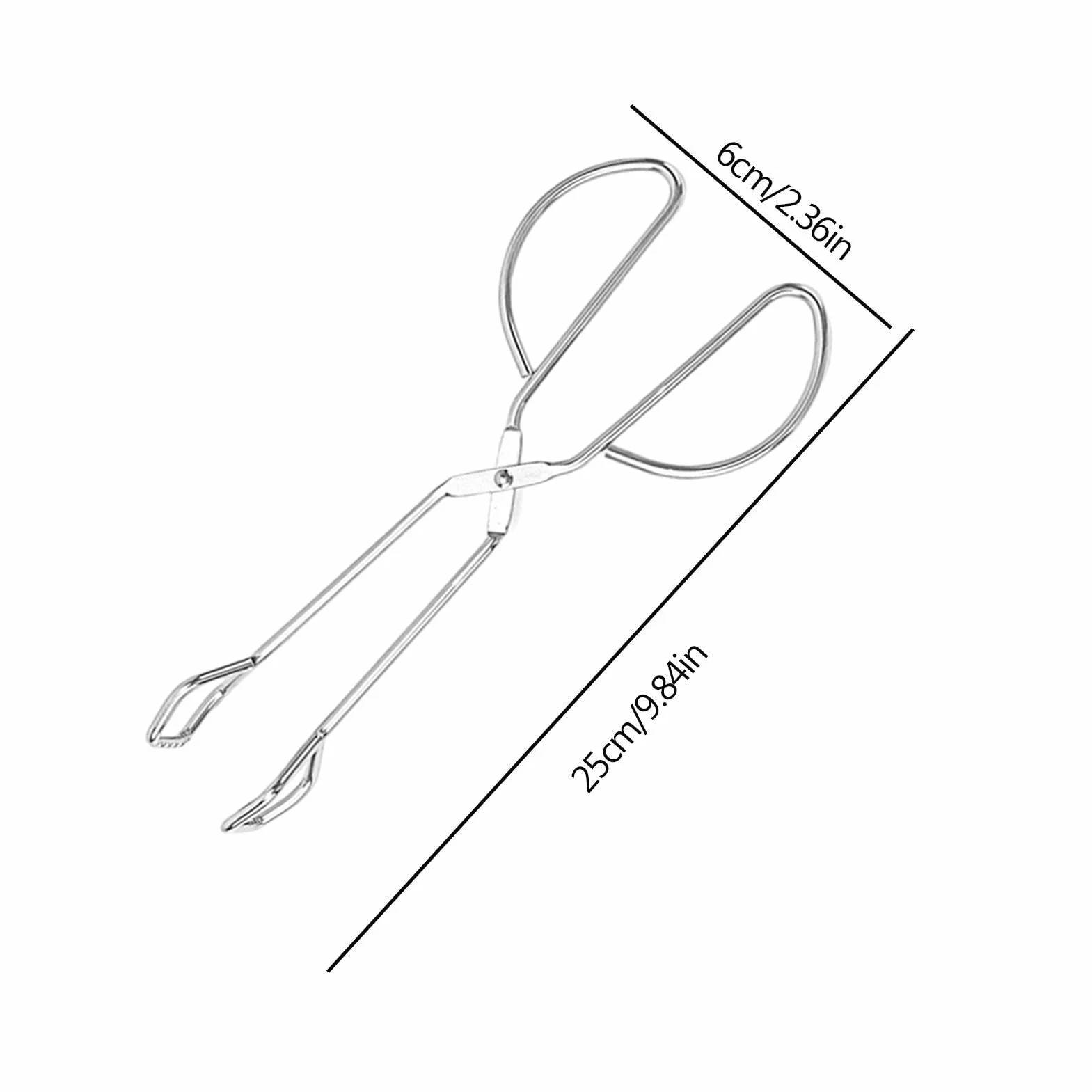 Pince de barbecue en acier inoxydable pour barbecue, pour jardin, pique-nique, camping, restaurant, hôtel, barbecue