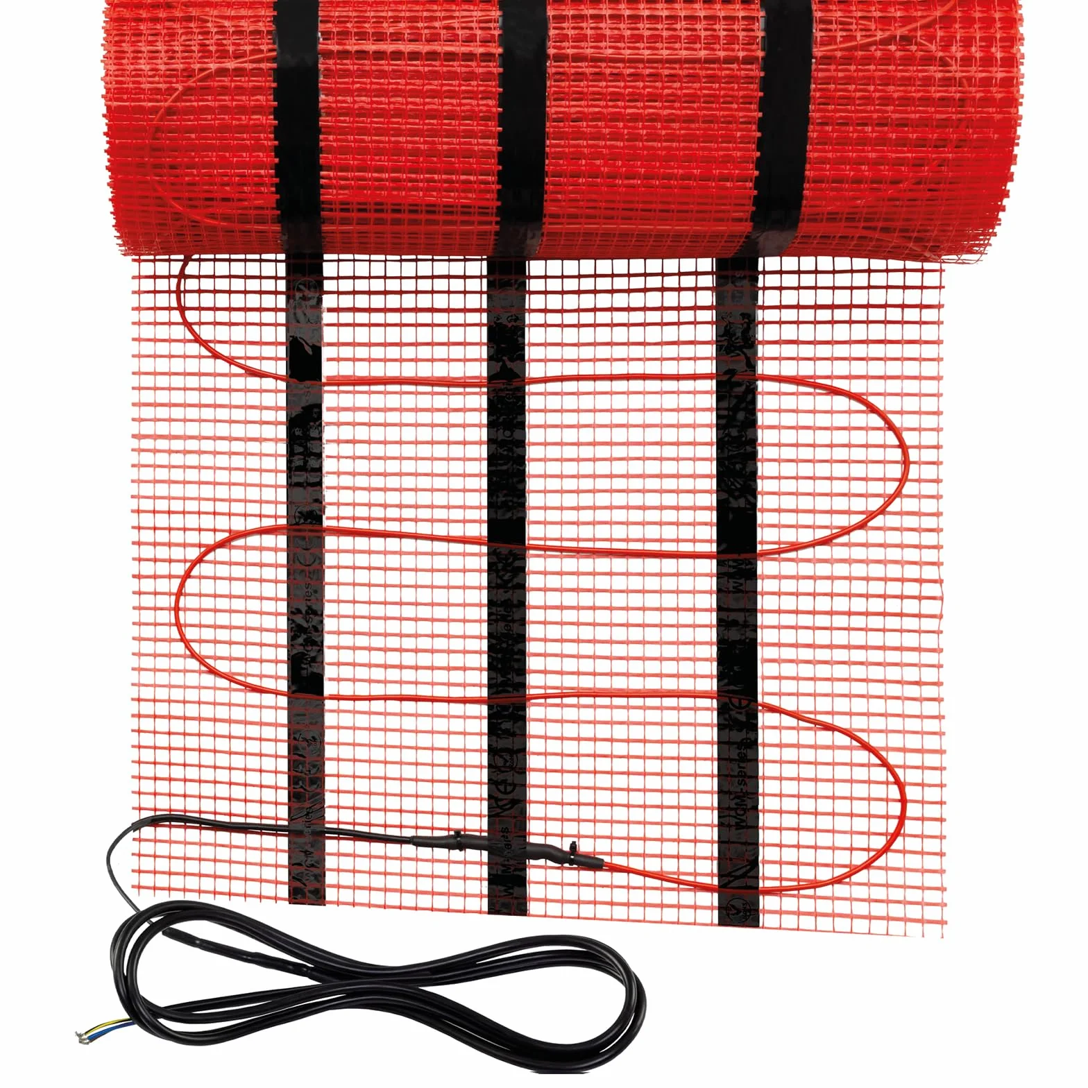 Chauffage au sol électrique 230 V 8,0 m² - Tissu support solide pour carrelage granit béton