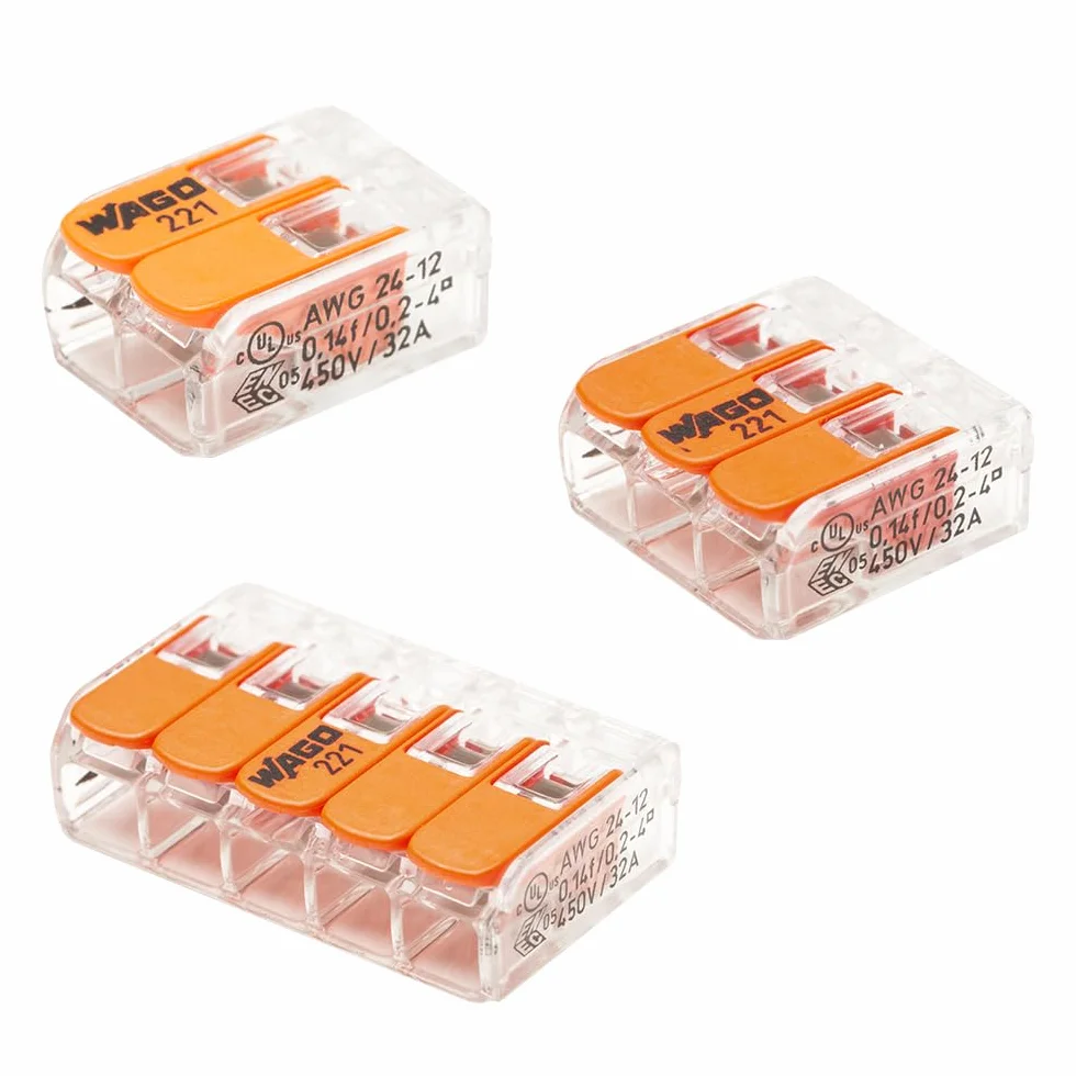 Boîte WAGO panaché 80 bornes 20 x 2 45 x 3 15 x 5 Entrées