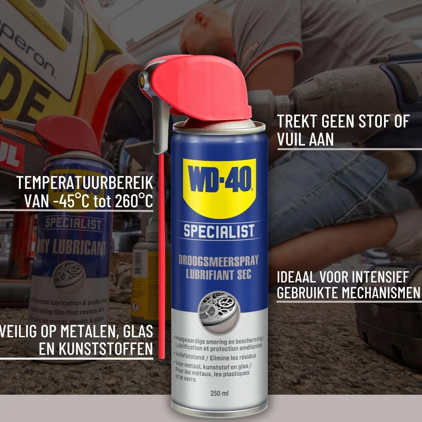 WD-40 31415 Lubrifiant Sec 250ml