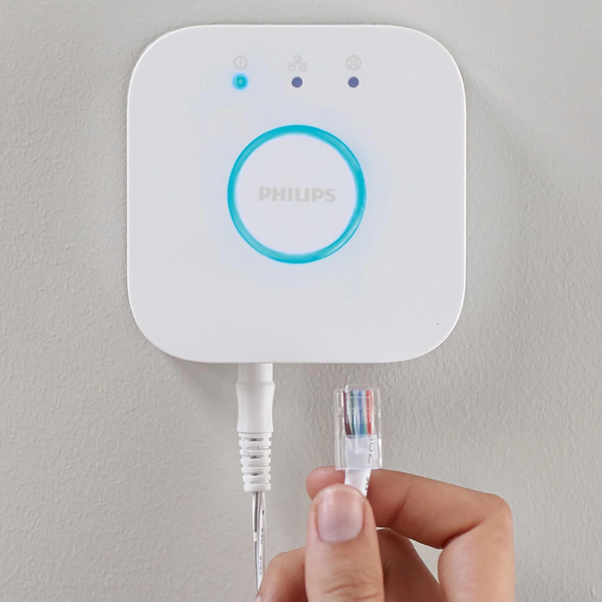 Philips Hue Bridge 2.0 Hub Central Contrôle Éclairage Intelligent Alexa Google Assistant Apple HomeKit