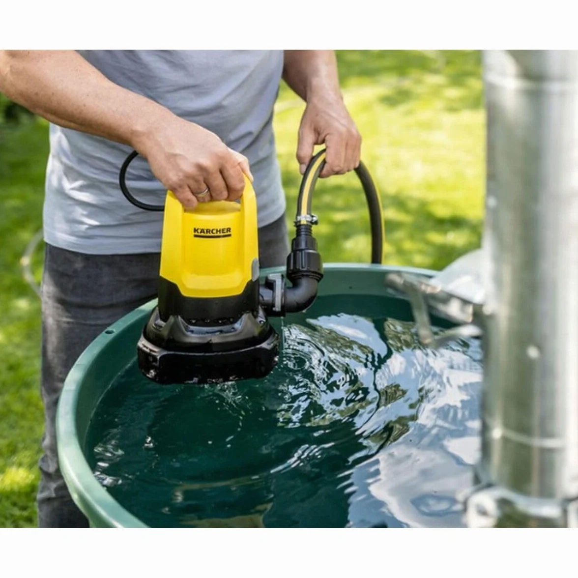 Kärcher SP 9.500 Pompe d'Évacuation pour Eaux Chargées 9500 l/h 7 m 20 mm