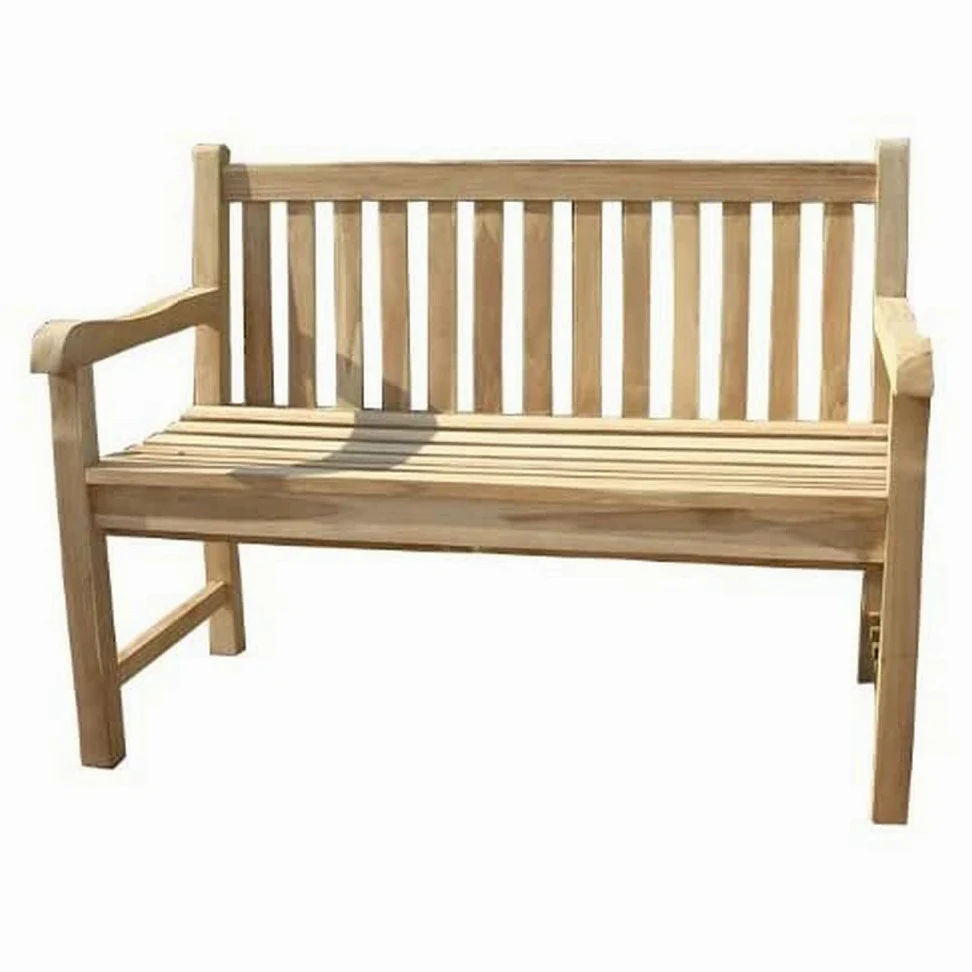 Ambientehome Banc de Jardin en Teck 2 Places 120 cm