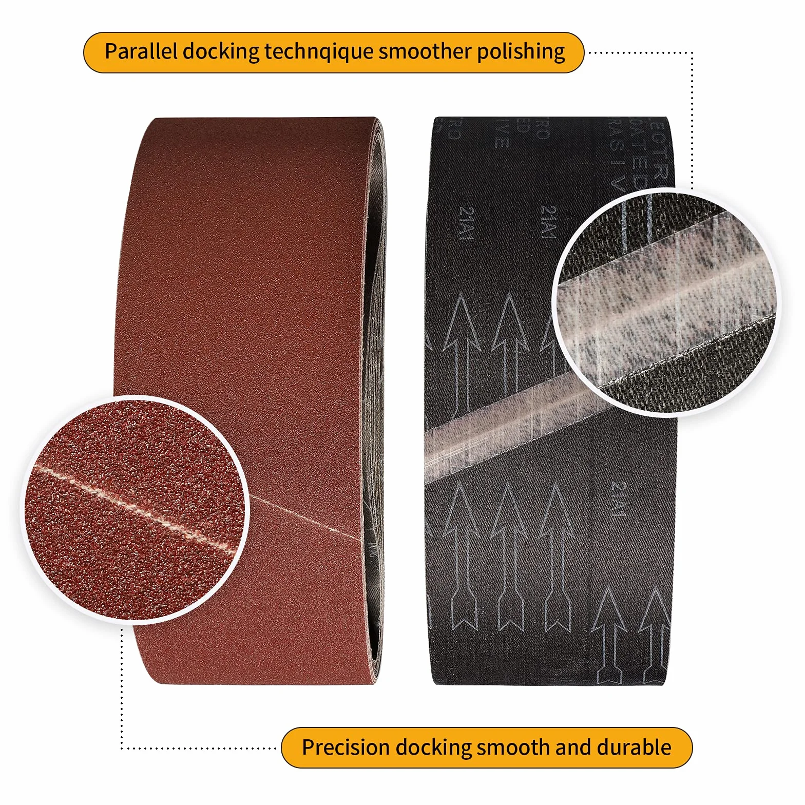 Bande Abrasive 75X457 mm 40/60 80/120/180/240/320/400 Bande de Ponceuse pour Bois 14 Pièces