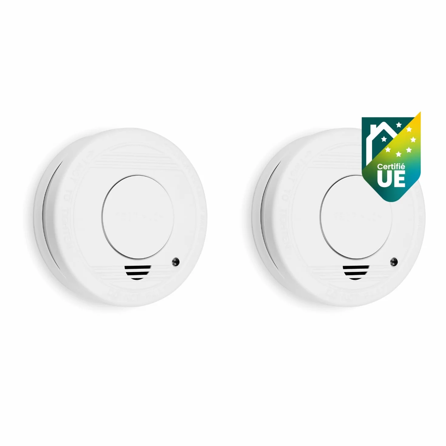 Smartwares Lot de 2 détecteurs de fumée Capteur Optique 10 Ans 85 dB