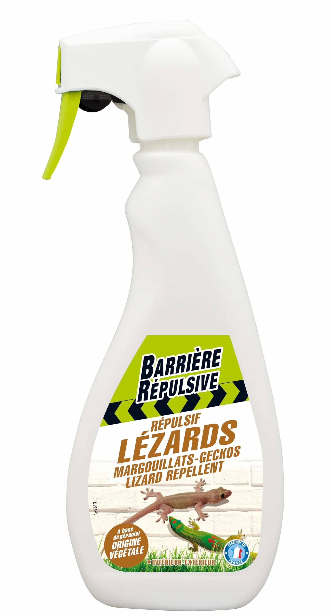 Répulsif Lézards, Prêt à l'emploi, 500 ml, REPLEZ500, Blanc