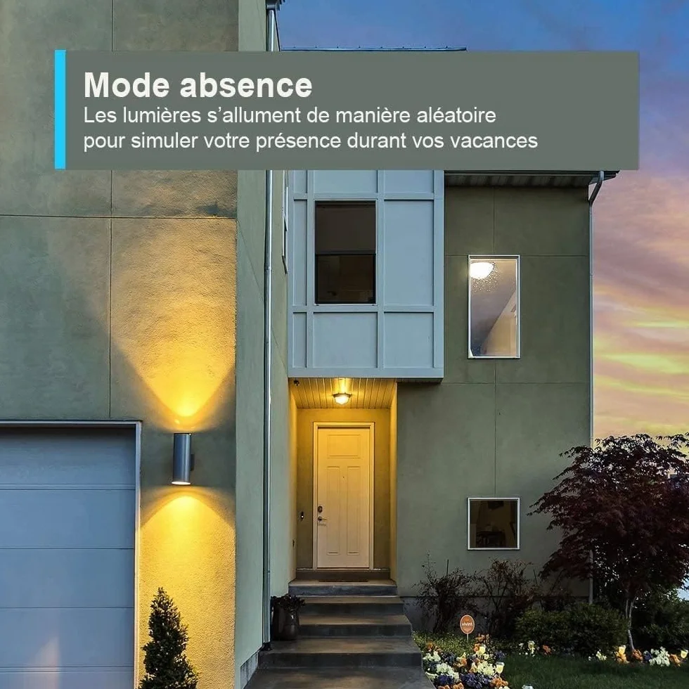 Tapo Prise Connectée WiFi Intelligente 10A Type E Compatible Alexa Google Home Tapo P100 1 Pack