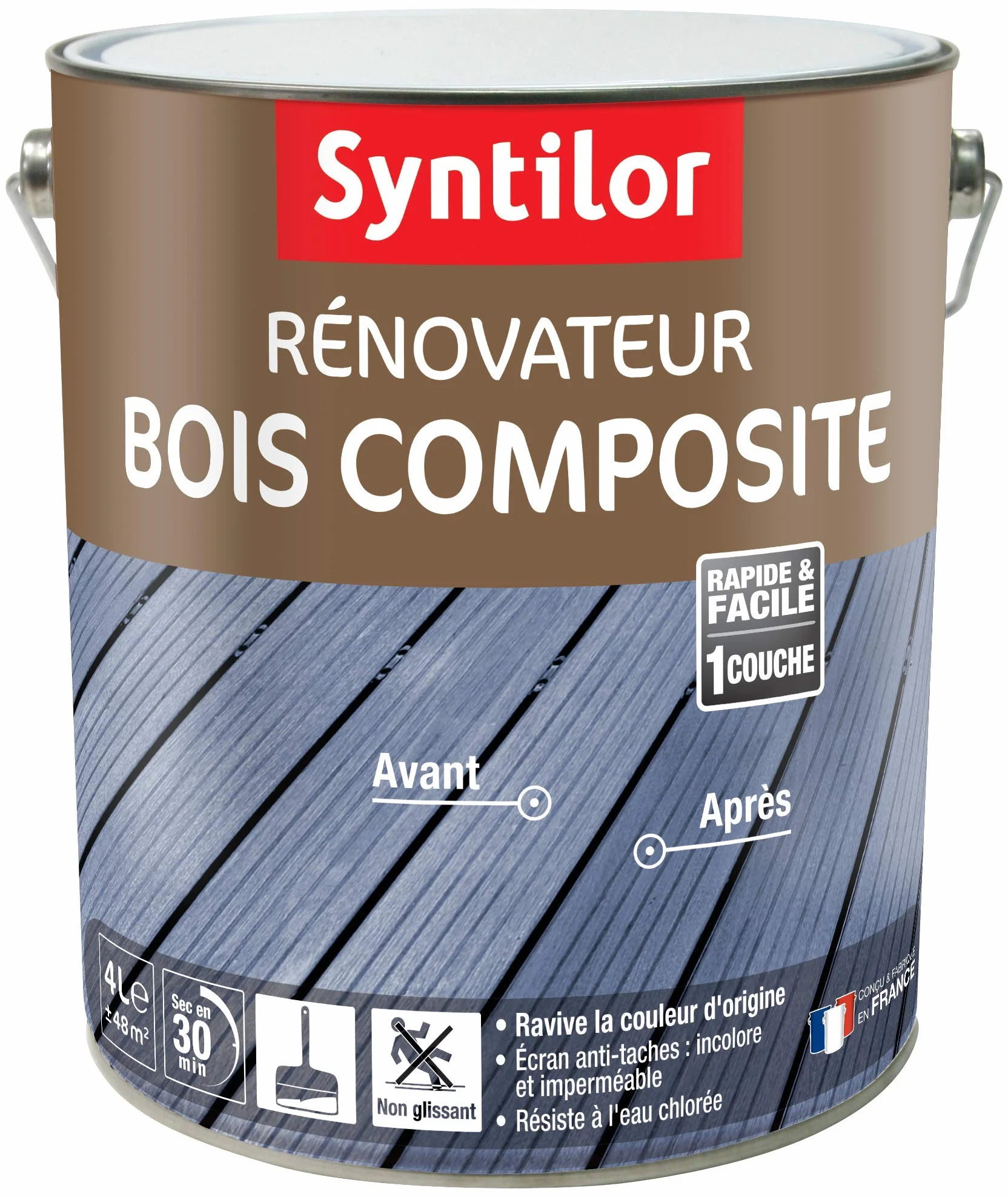 Rénovateur Bois Composite Incolore 4L