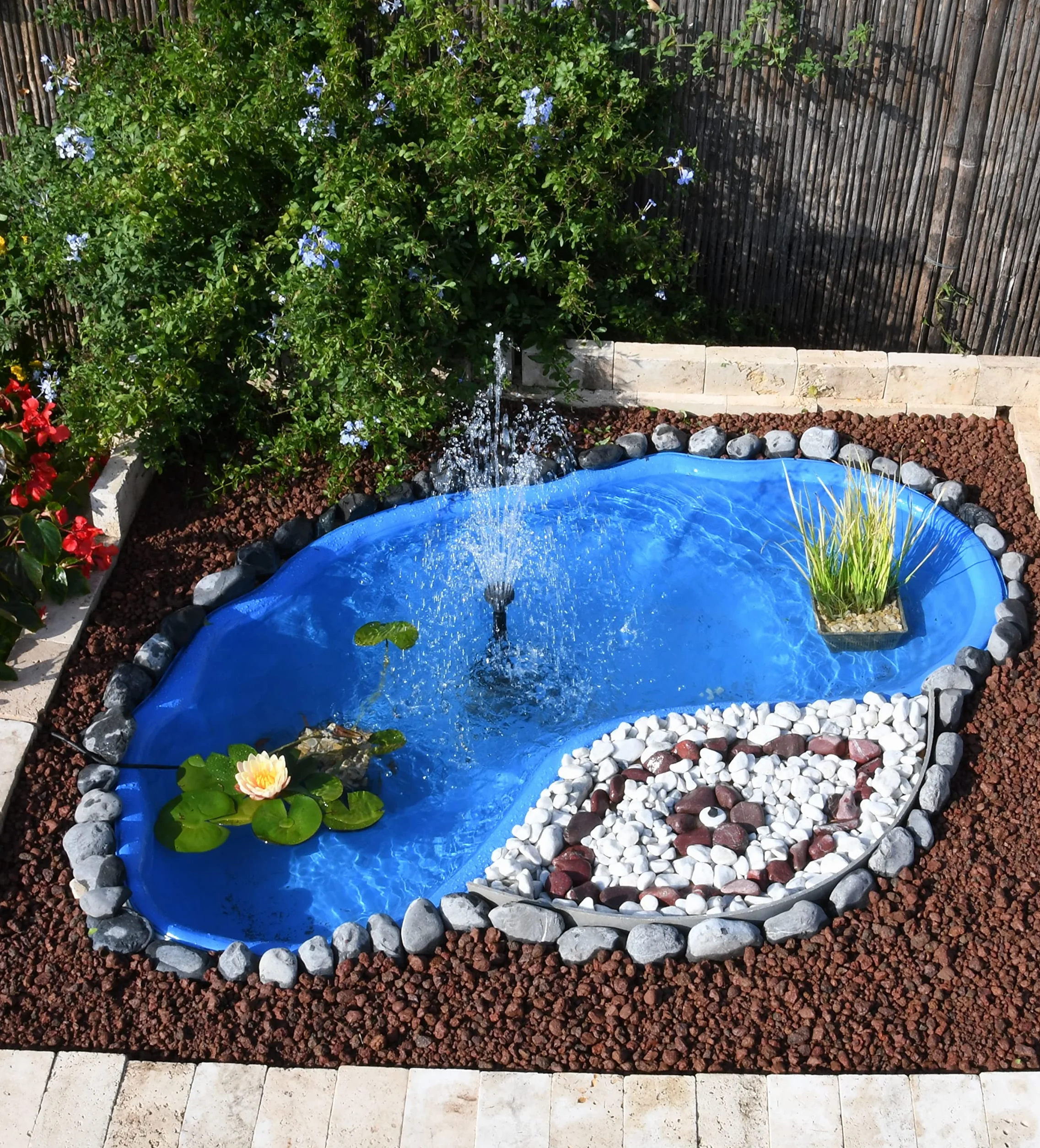 Giardini d'Acqua Bassin de Jardin Préformé 270 L Azzurra Nemi 180×100×36