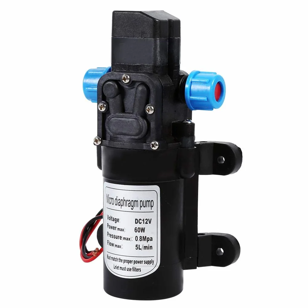 Pompe à Eau Auto-amorçante 12V 115 PSI 5L/min 60W Haute Pression