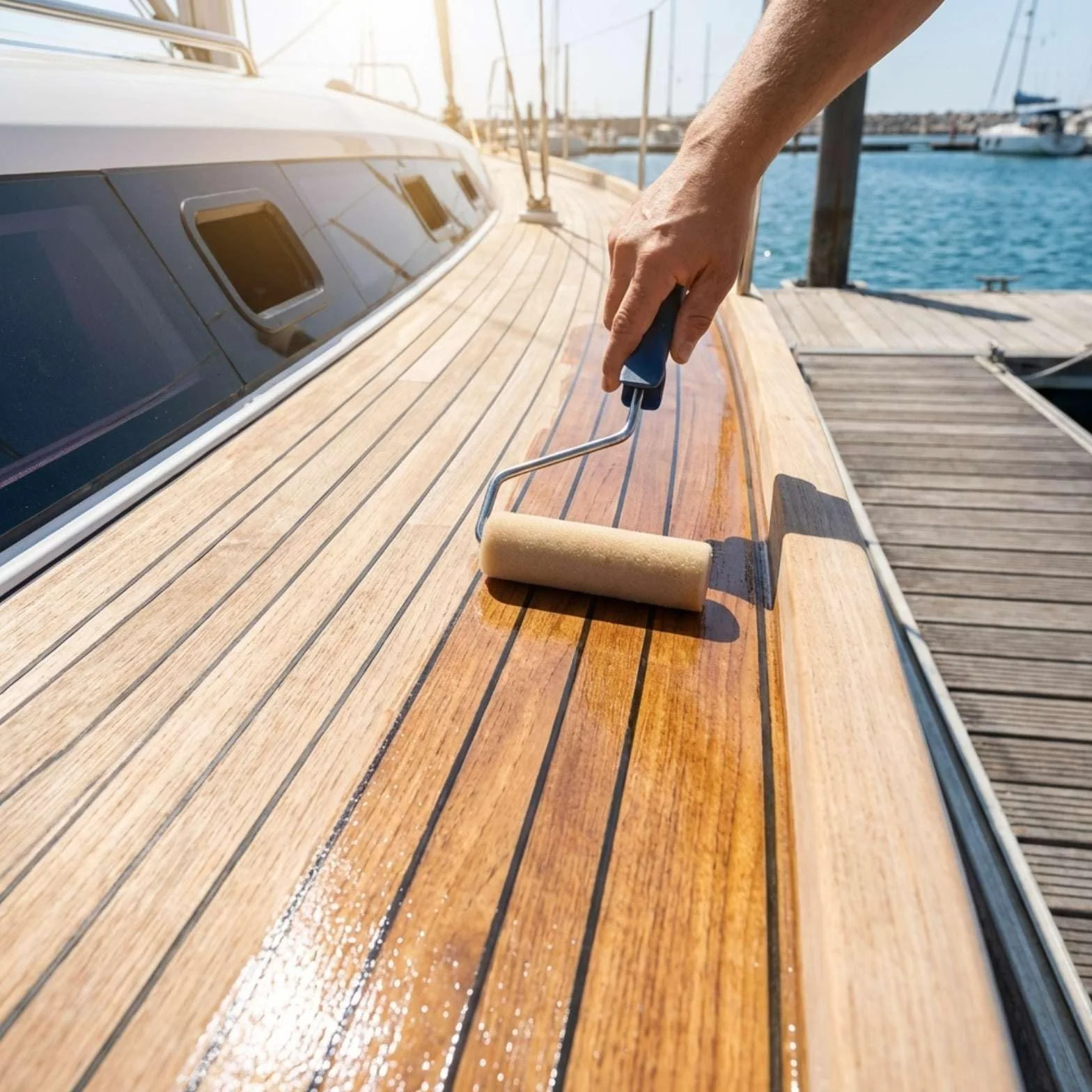 Vernis Marin Codeve Bois 5L Intérieur/extérieur Protection Bois Atmosphère Marine