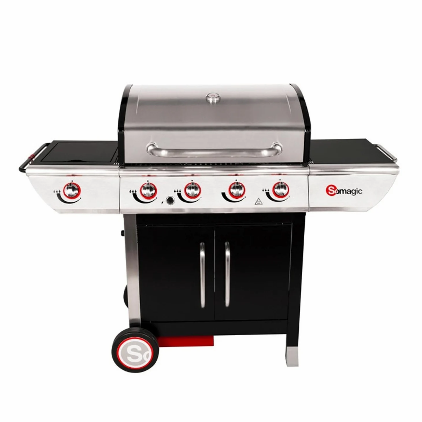 Happy Garden SOMAGIC - Barbecue au gaz Manhattan 450GPI - 4 brûleurs + réchaud 14kW