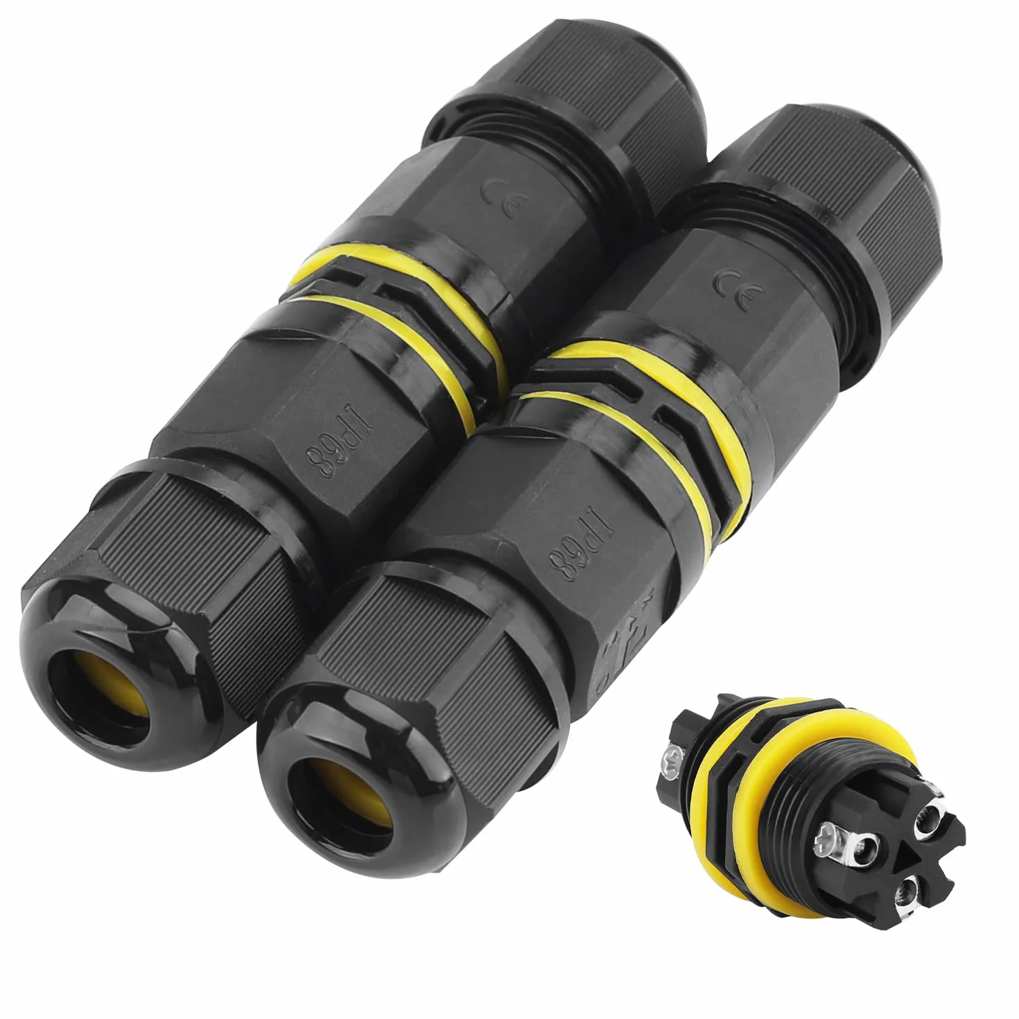 Boîte de jonction étanche IP68 OM686-3 3 voies pour câble extérieur 4-12 mm