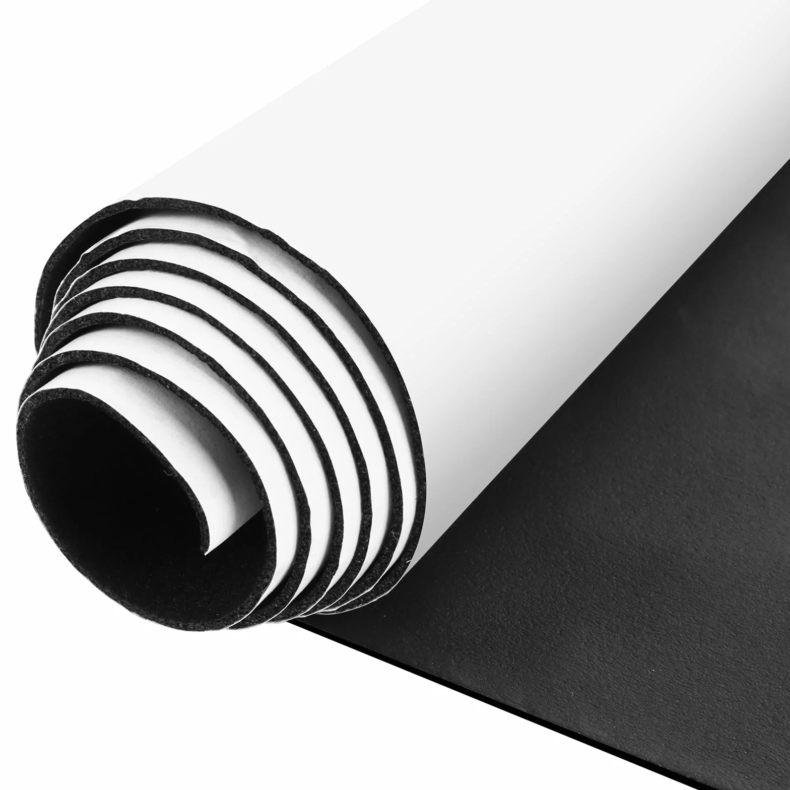 Rouleau de mousse autocollante anti vibration isolation phonique 300mm×1,5mm×1,5m Noir