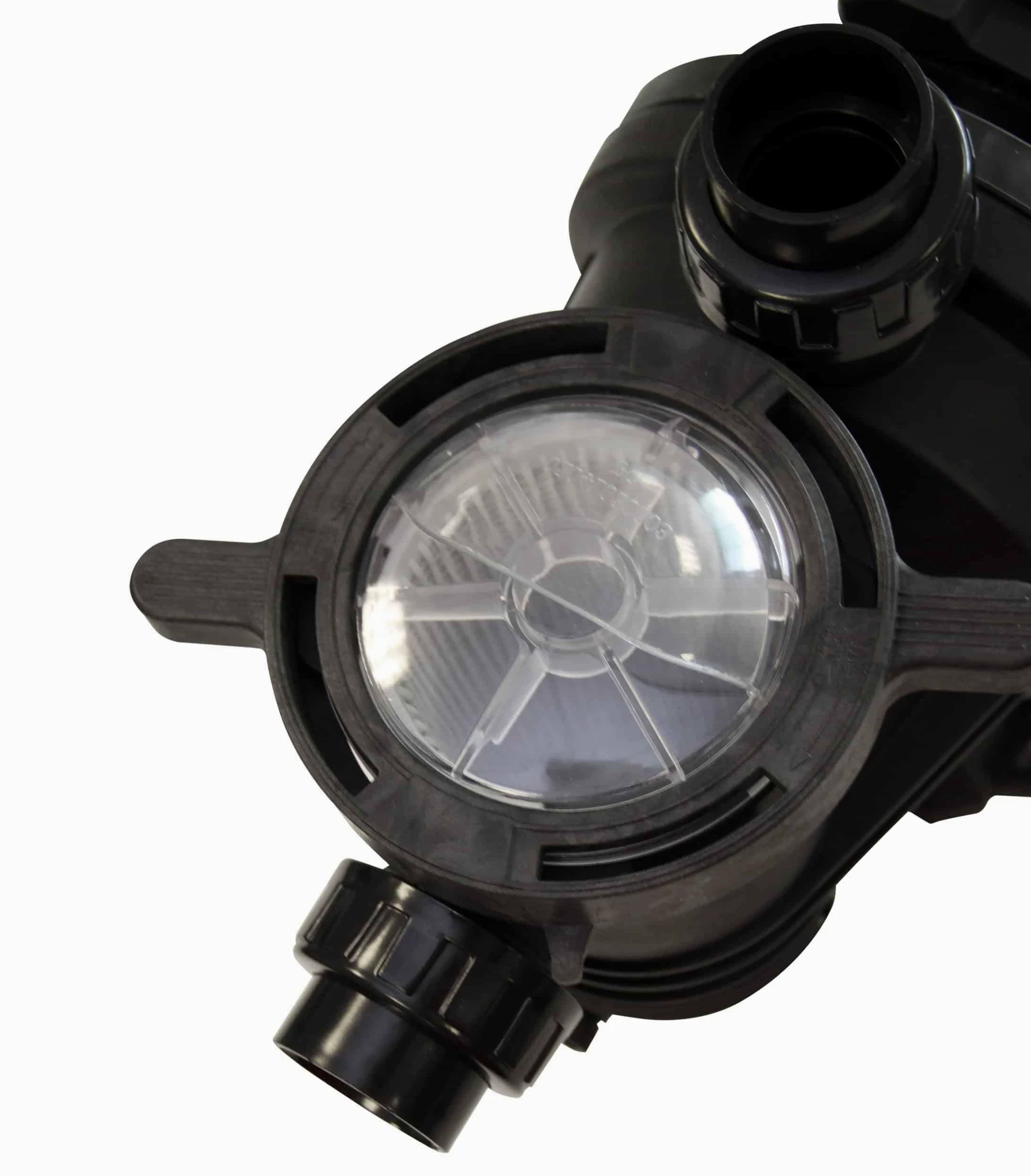 Pompe Filtration Piscine - PRO - Puissance 1.5CV - Débit 18m3/h - Couvercle QuickLock sans Vis - Fournie avec raccords 50 - (à Utiliser en complément d'un Filtre à Sable ou à Cartouche) Noir