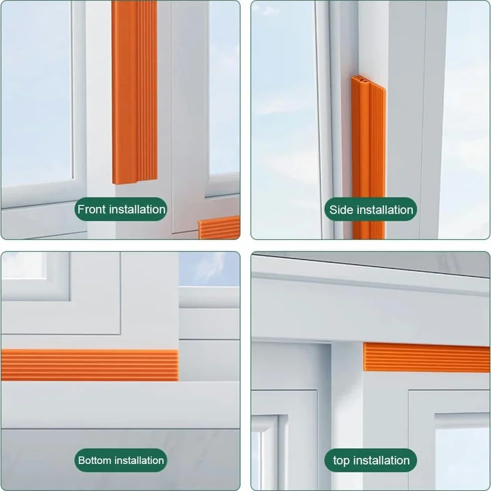 Bande d'étanchéité TPE auto-adhésive triple isolation phonique coupe-vent anti-froid 2M gris