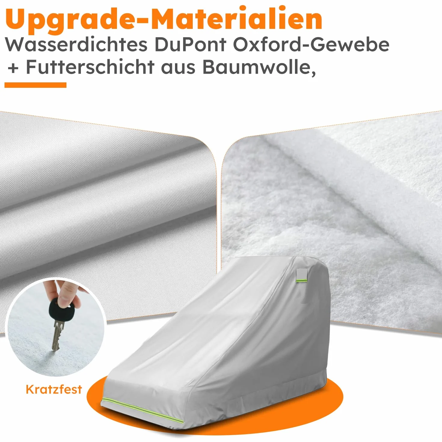 Housse de protection pour chargeuse sans cabine – Housse de pluie pour chargeuse compacte Bobcat MT100/Kubota SCL1000/New Holland C314, housse de chargeuse Dupont Oxford avec bandes réfléchissantes