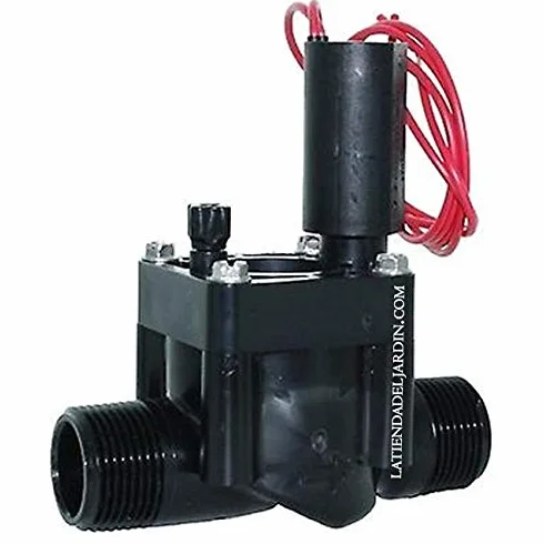 Hunter Électrovanne d'arrosage 1" 24 V PGV-100 mm Filetage mâle Noir