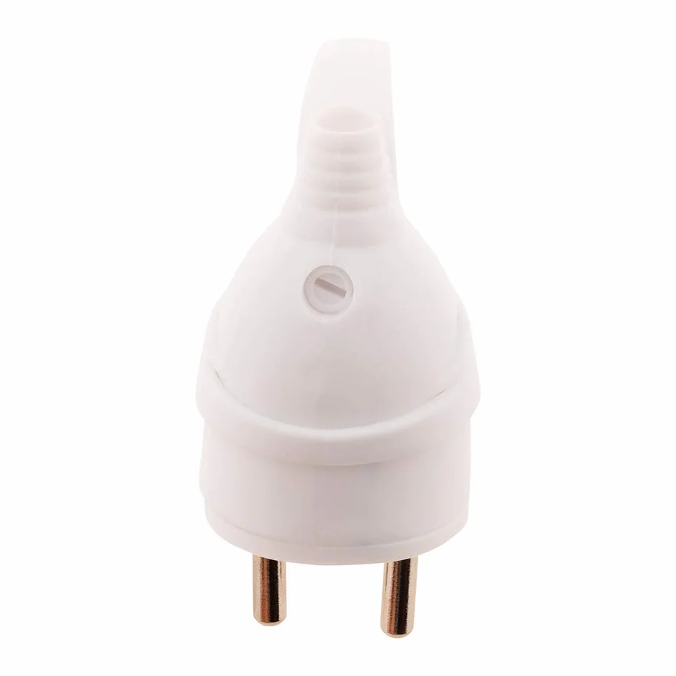 Zenitech Fiche mâle anneau 16A 2P+T blanc