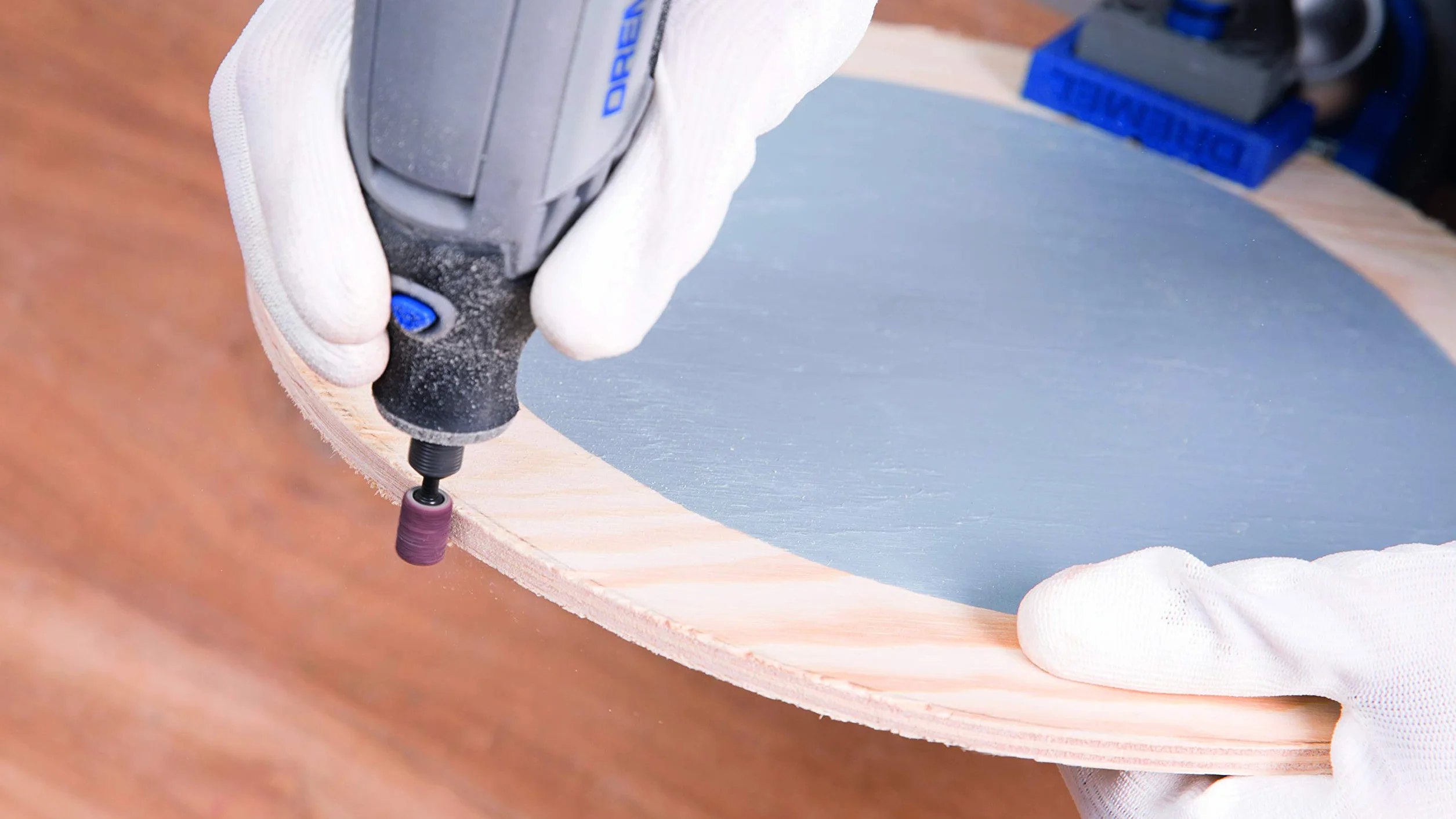 Dremel Mandrins de ponçage Lot de 2 Diamètre 6,4mm Grain 60