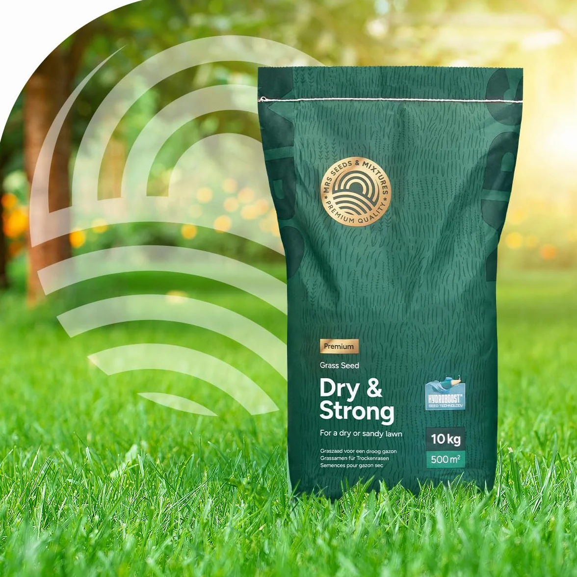 Gazon résistant à la sécheresse MRS Dry & Strong 10 kg 500 m² Hydroboost™