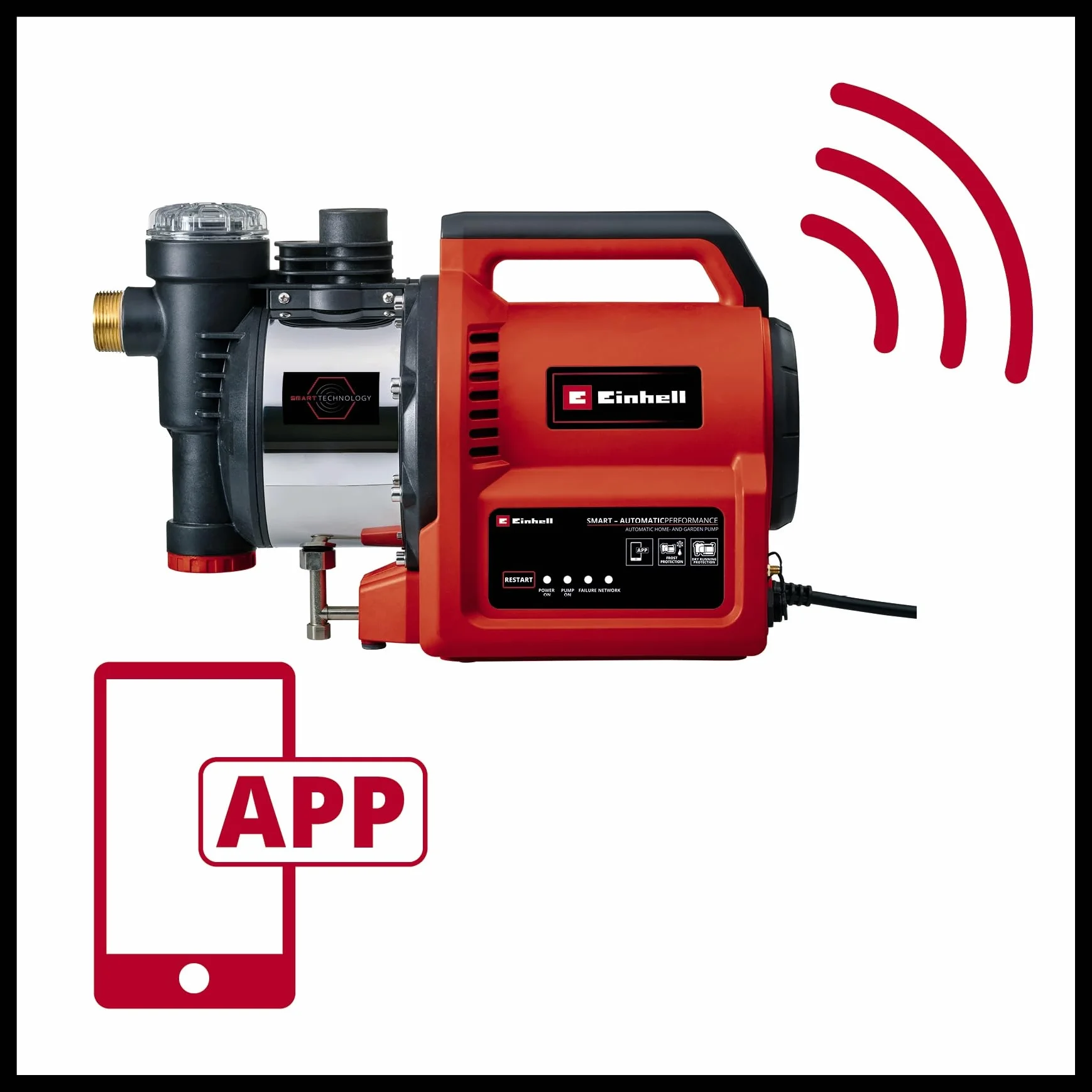 Einhell Pompe d'arrosage automatique GE-AW 1144 SMART