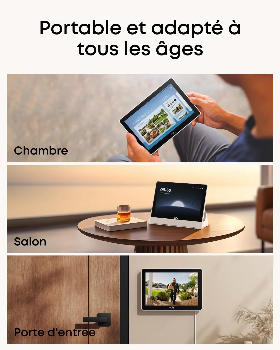 eufy Smart Display E10 Edge Security Center Stockage Local 16 To Cryptage Militaire