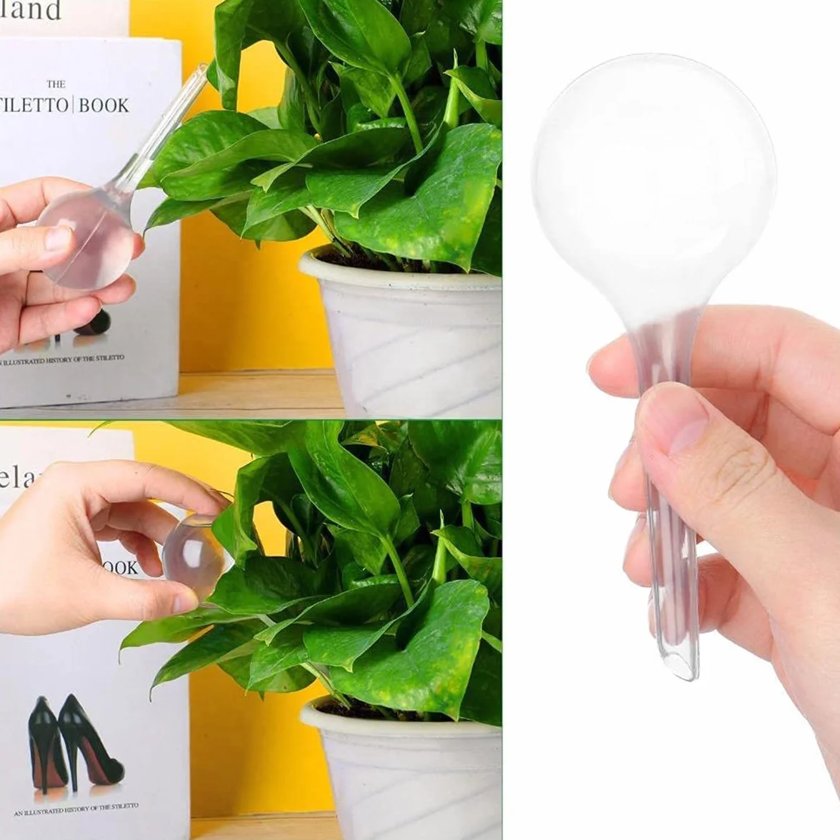 Guidre 8 Pièces Boules d'Irrigation pour Plantes,Goutte a Goutte,Arrosage Plante Vacances,Irrigation Goutte à Goutte Kit,Goutte-Gouttes Automatiques pour Plantes en Pot D'intérieur