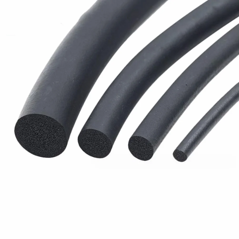 Joint Torique EPDM Bande Ronde En Mousse Noire 5-26mm 1m Noir